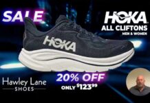 Hoka Clifton 10 On Sale At Hawley Lane Shoes, Connecticut
