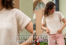 How To Knit A Summer T-Shirt Top Down // Vanilla Chilla Tee Guide