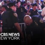 NYPD officer punched after Knicks watch party, police say