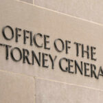 Sign on a building indicating the Office of the Attorney General