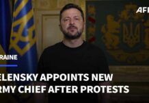 Protest Shock Topples Ukraine’s War Chief Ukraine's Zelensky appoints new army chief after Syrsky sacking | AFP