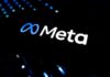 AI Scores Punish Leave? Meta in Hot Seat Illuminated Meta logo against a dark background